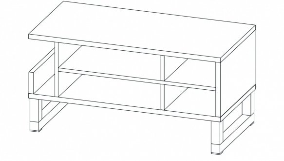 Стіл журнальний Барі 1