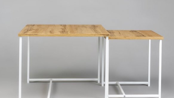 Комплект столиков Квадро S + М дуб 7