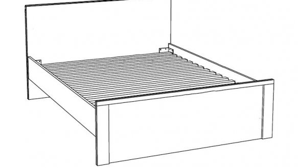 Ліжко LOZ 120 Нортон 2