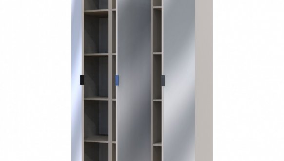 Шкаф Дорос Геллар кашемир 3 Зеркала 117 см 2