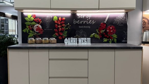 Кухня 2,0 м Фарбований МДФ Альфа ручка АКЦІЯ! 8