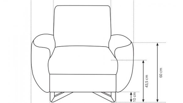 Кресло мягкое Avesta 17