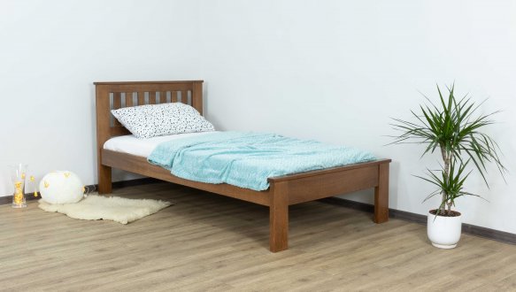 Односпальне ліжко Жасмін з низьким узніжжям