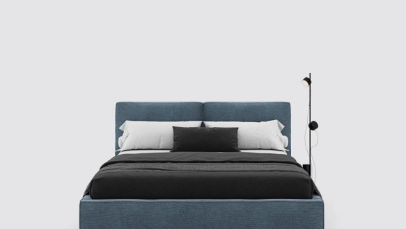 Ліжко двоспальне м'яке Woodsoft Toronto / Торонто з підйомним механізмом та нішею для білизни 2