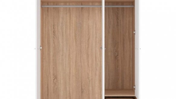 Шкаф SZF3D2S BRW Poland Nepo Plus 3 дверный дуб сонома 119 см 4