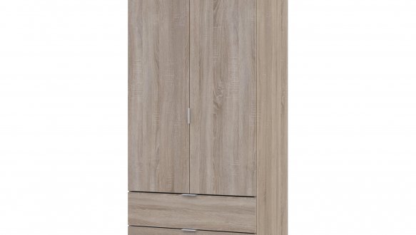 Шкаф для одежды Дорос Гелар дуб сонома 2-х дверный 77,5 см