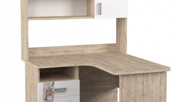 Стол угловой с надстройкой 0