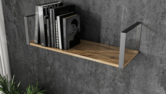 Полка настенная аппалачи/черный XS28