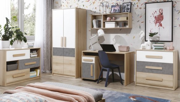 Модульная детская Aygo/Айго Сокме Бук песочный/Белый/Пельтро 3