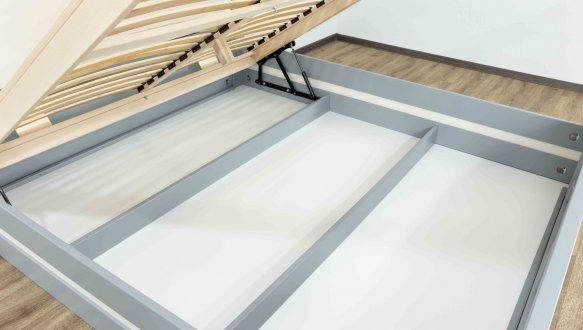 Кровать деревянная Дримка Женева с подьемным механизмом и нишей для белья Бук 7