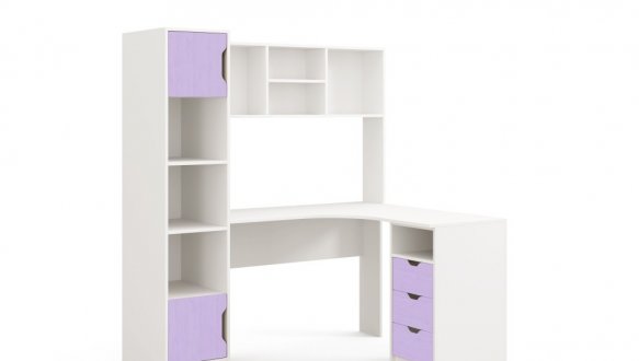 Стол письменный угловой Teenager Белый 8