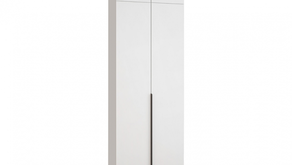 Шкаф Mebelstar Оскар двухдверный с антресолью Белый снег 80 см 0