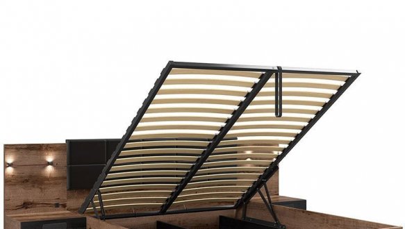 Ліжко з підйомним механізмом LOZ/160/B Kassel