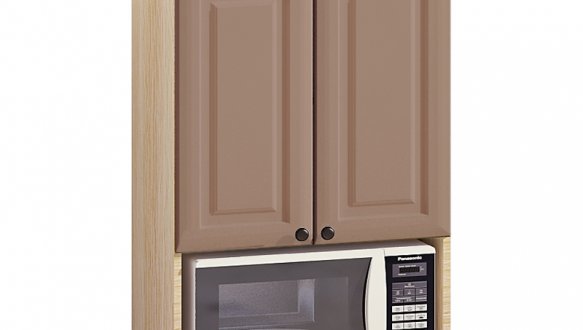 Тумба верхняя В60.92.2Д. под микроволновку Атланта глянец