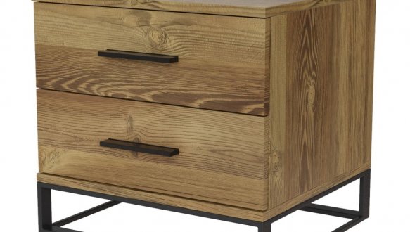 Тумба прикроватная с двумя ящиками Art in Head Ascet / Аскет 14