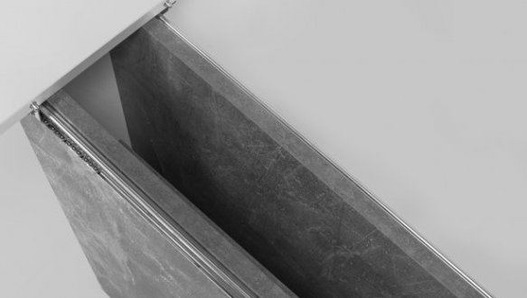 Стіл Cosmo/Космо Інтарсіо Біла Аляска/Індастріал Розкладний 110/145 см 10