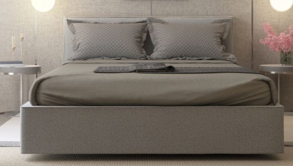 Кровать мягкая Woodsoft Kioto / Киото с подъемным механизмом и нишей для белья 10