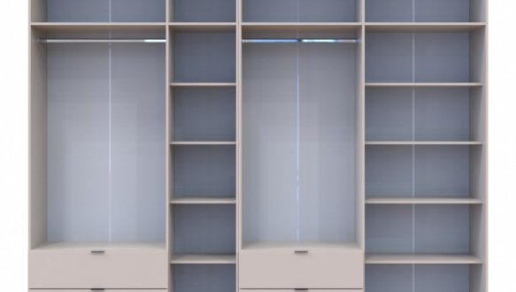 Шкаф для одежды Дорос Лукас кашемир 7 дверный 295 см 2