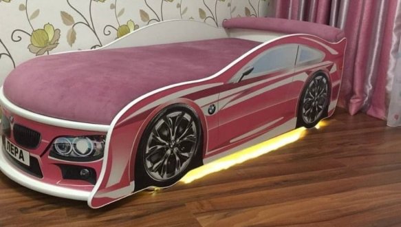 Кровать-машина для девочки 2