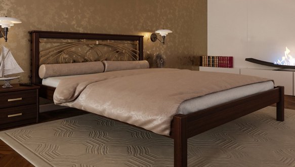 Кровать Модерн + Ковка 0