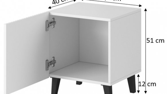 Тумба приліжкова 2 шт. Pafos 2