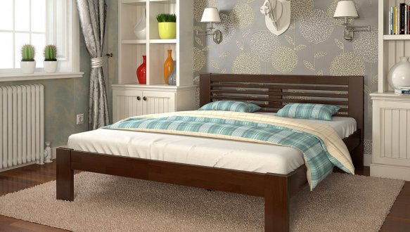 Кровать деревянная ArborDrev Шопен Сосна / Бук 0