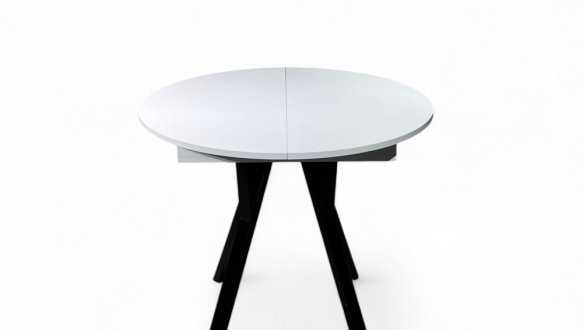 Стіл круглий розкладний Lite Slide / Лайт слайд MebliRoMax D800 ЛДСП 18 мм 8