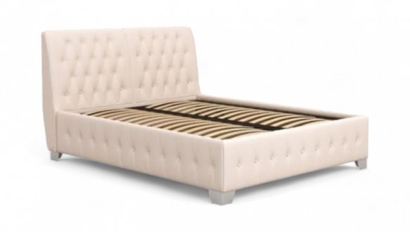 Ліжко м'яке двоспальне Городок меблі Октавія без підйомного механізму 4