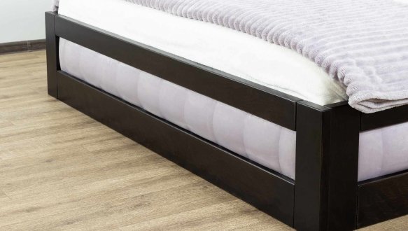 Кровать деревянная Дримка Амелия с подьемным механизмом и нишей для белья Бук 1