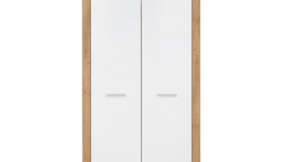 Шафа SZF2D BRW Poland Balder 2 дверна білий 90 см