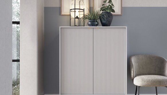 Модульна гостиная Серый/Золотые ножки Nova 1