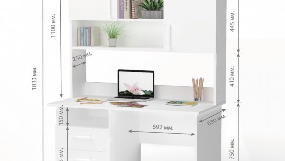 Стіл з надбудовою 5