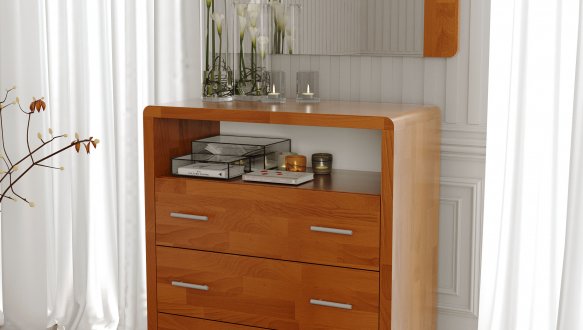 Комод Глория 3Ш 1П