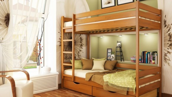 Двоярусне ліжко Дует / Серія Тесса 6