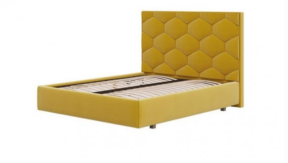 Ліжко м'яке двоспальне Городок меблі Алексіс з підйомним механізмом та нішею для білизни 5