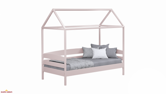 Кровать домик детская Массив бука Эстелла Амми Плюс 8