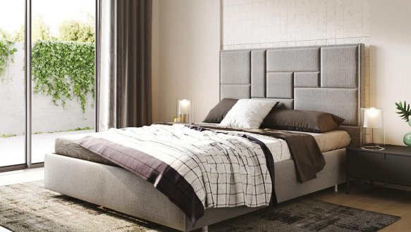 Ліжко м'яке Городок меблі Твіст з підйомним механізмом та нішею для білизни