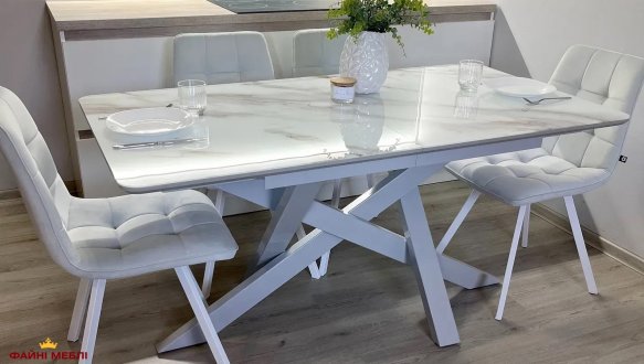 Стол кухонный раскладной Джем Lars / Ларс 150-190 см 0