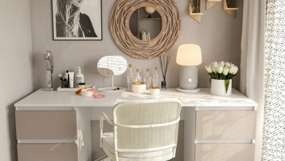 Стіл комп’ютерний білий Т228 2