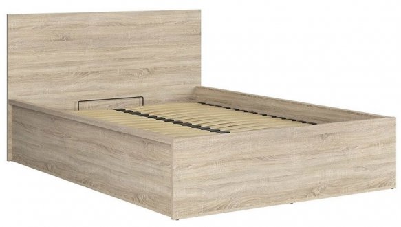 Кровать двуспальная BRW Poland LOZ/140/B Tetrix / Тетрикс с подьемним механизмом и нишей для белья ДСП 6
