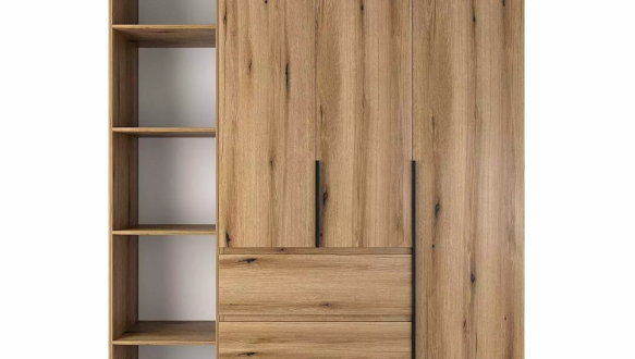 Шкаф распашной комбинированный трёхдверный Art In Head №8 Light, ширина 160 см 4