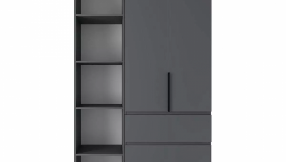 Шафа розпашна комбінована 2 дверна Art In Head №7 Light 120 см 4