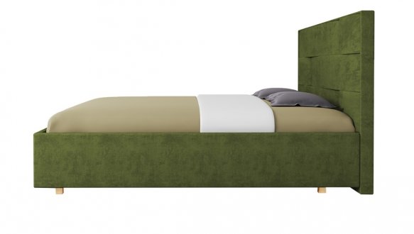 Ліжко м'яке Городок Стенфорд з підйомним механізмом та нішею для білизни 1