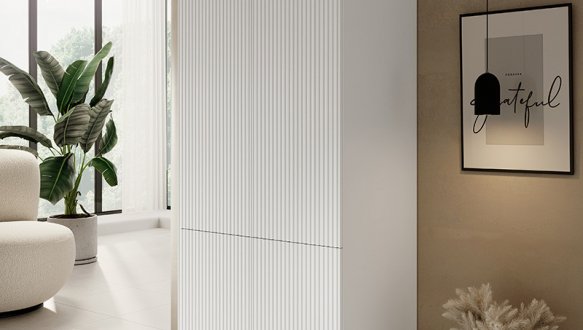 Шкаф 90 2D Cama Pafos 2 дверный белый 90 см