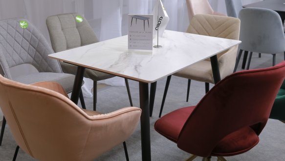 Стіл Rikard 90 Snow stone Matt 0