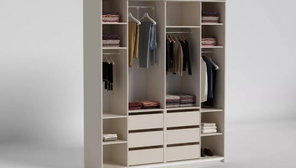 Шкаф-купе Matroluxe Dominika / Доминика 2 дверный сатин 240 см 0