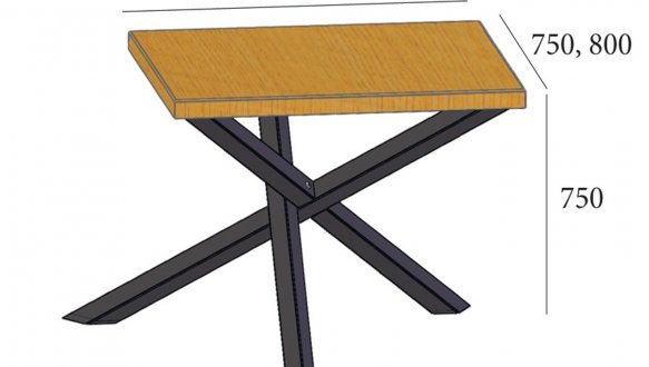 Стол Айрон 1