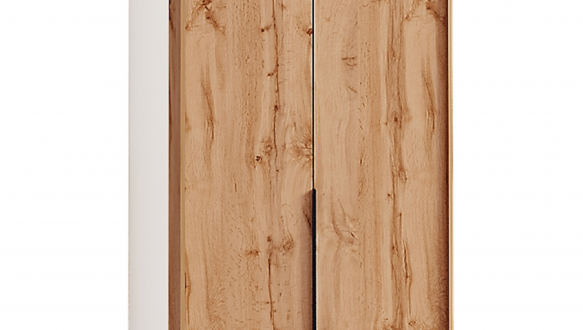 Шкаф Комфорт меблі 2Д.970 ДСП Оксфорд 2 дверный дуб 97 см