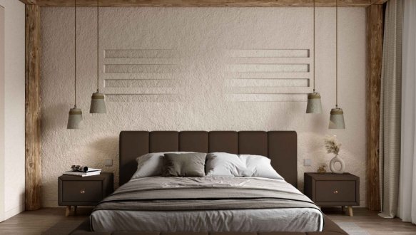 Ліжко м'яке двоспальне Віоріна Деко Подіум 13