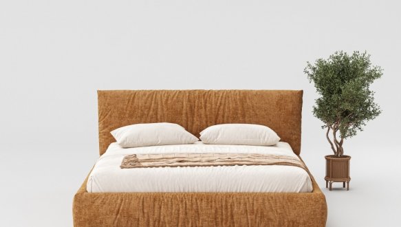 Кровать двуспальная мягкая Woodsoft Kemi / Кеми 7